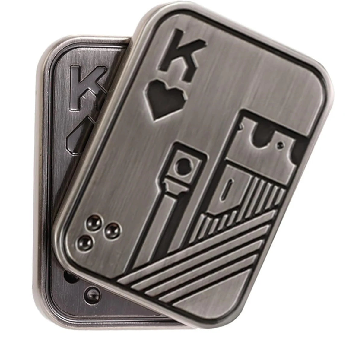 Sliding Cover Push Card Micro Creative Fingertip Gyroscope, with Diverse Shapes, EDC Stress-Relieving Office Desktop Toys