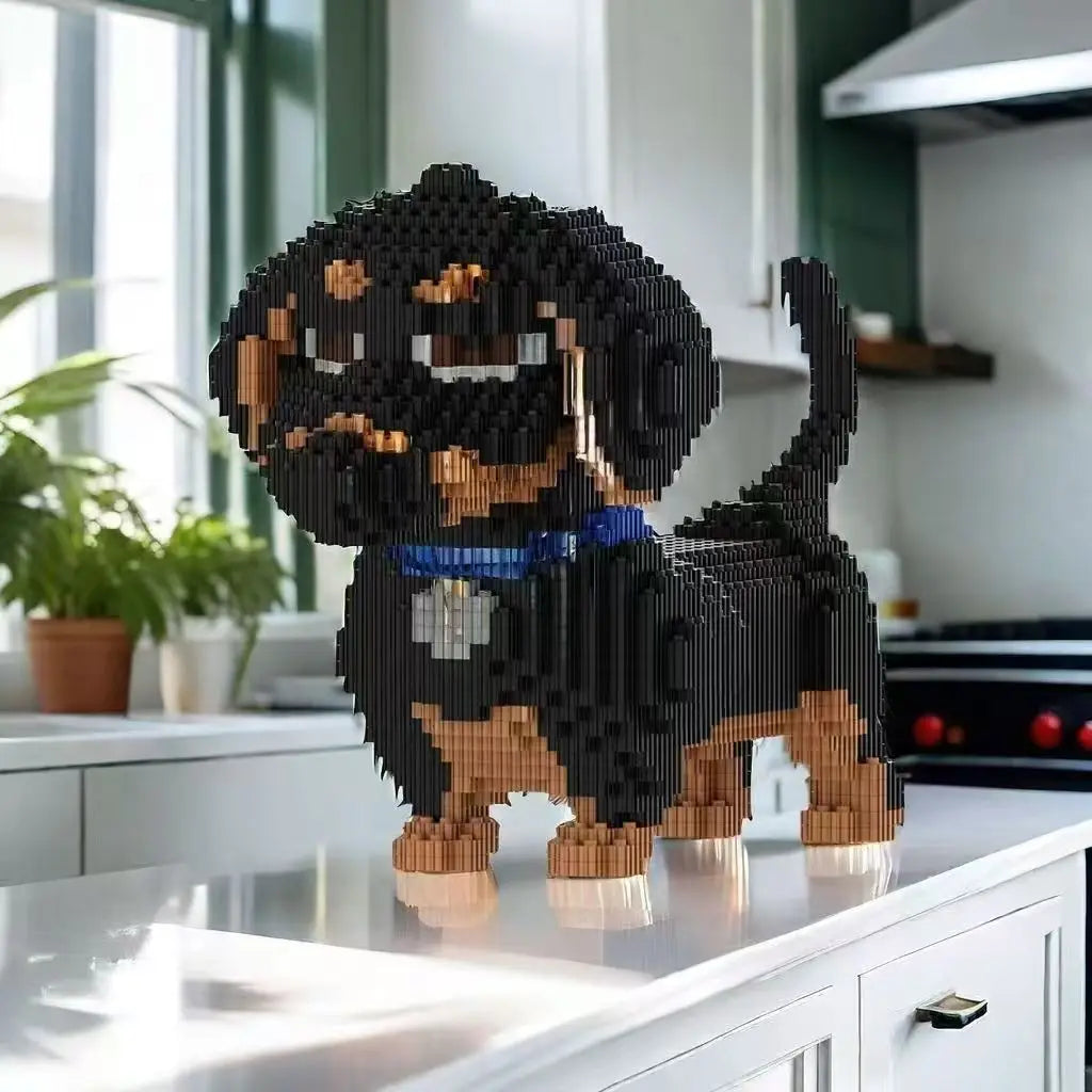 5000 Pcs Pet Dog Building Blocks Holiday and Birthday Gifts Party Games Office Home Furnishings DIY Handmade Assembly Creative in [This Last Word Is Incomplete and Needs Context to Be Fully Translated, but I'Ve Left It as Is.