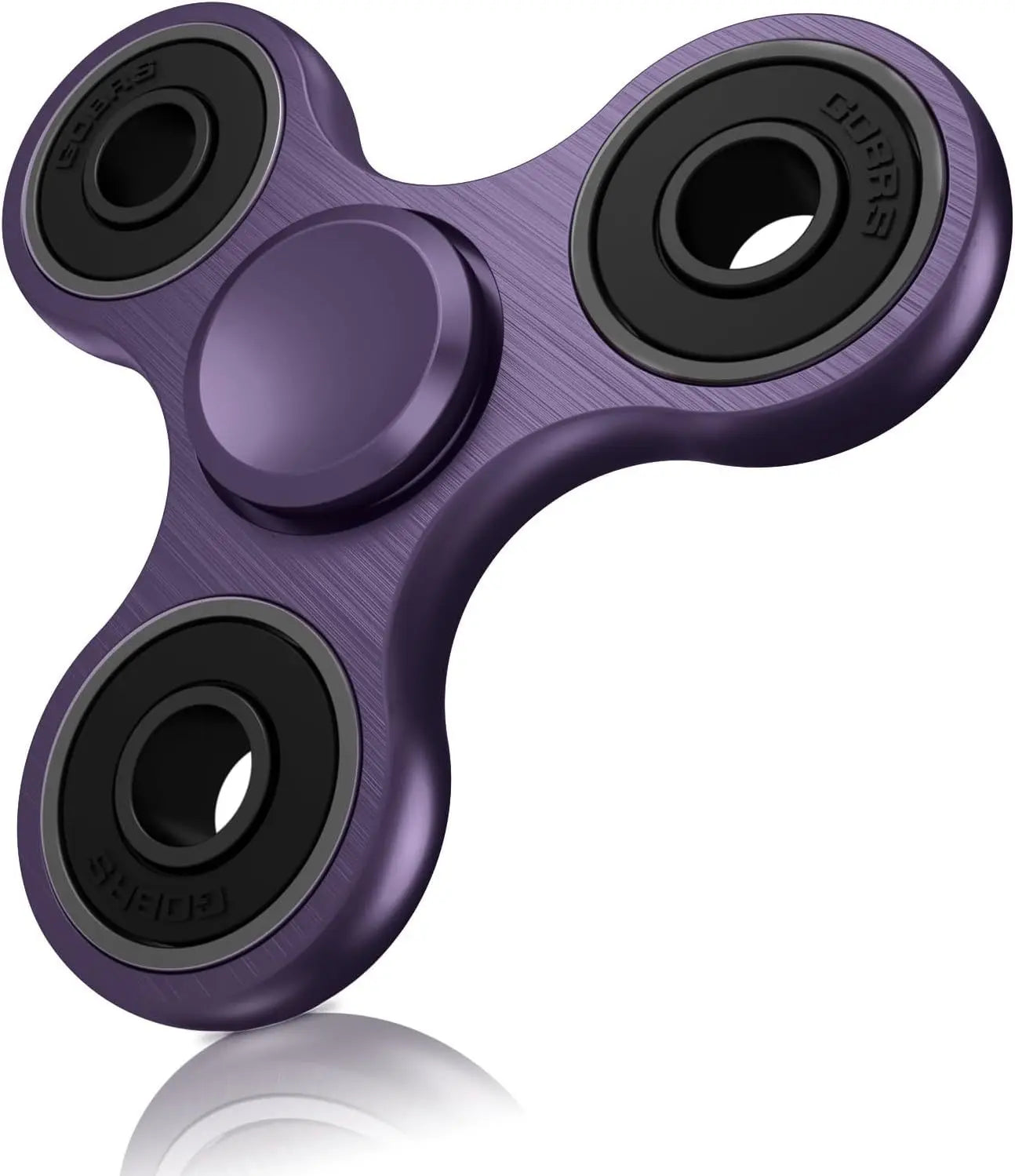 Aluminum Alloy Plating Fidget Spinner Metal Alloy R188 Mute Bearing Drawing Process Hand Spinner Stress Relief Adult Toys Gifts