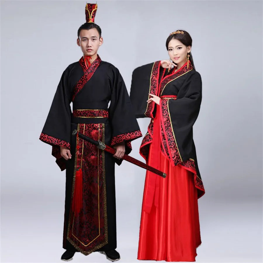 Hanfu Cosplay outfit for Men and Women Adults Halloween Costumes for Couples Chinese Ancient Clothes