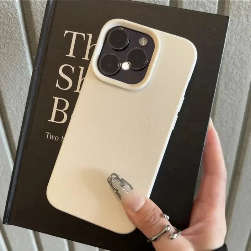 Candy Color Lichee Pattern Soft Phone Case For iPhone 18 17 Pro Max 11 12 13 14 15 16 Pro Max Air 16E X XS XR Shockproof Cover