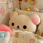 Cute Rilakkuma Plush Warm Hand Pillow Cartoon Bear Peluche Stuffed Toy Soft Cushion Birthday Gift