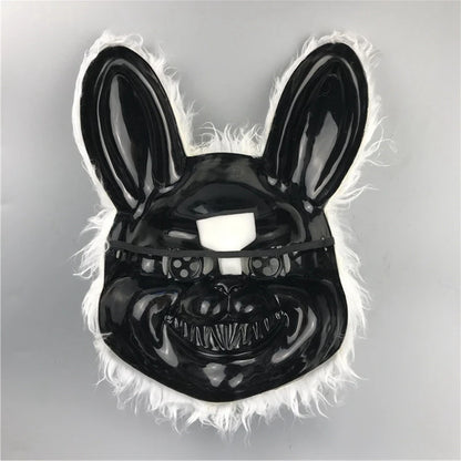 Halloween Cosplay Face Mask Fancy Party Stage Make-up Scary Bear Rabbit Cartoon Head Cover Carnival Costume Prop Masquerade Mask