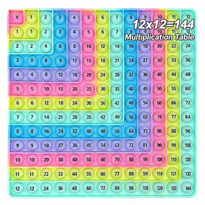 Multiplication Practice Math Games, 12x12 Times Table Learning Activity Board Games, Mathematics Teaching Toys Stationery Gifts