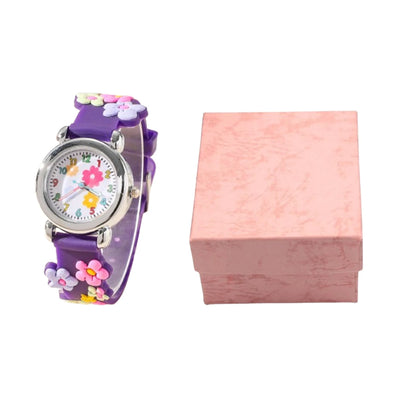 Adorable Kids' Cartoon Watch Set - Wrist Watches with Colorful Designs and Easy-to-Read Face - Perfect Gift for Children