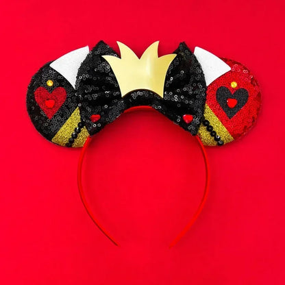 Disney Halloween Ear Headbands For Adults Kids Cosplay Bat Skeleton Maleficent Hairband Girls Ghost Women Party Hair Accessories