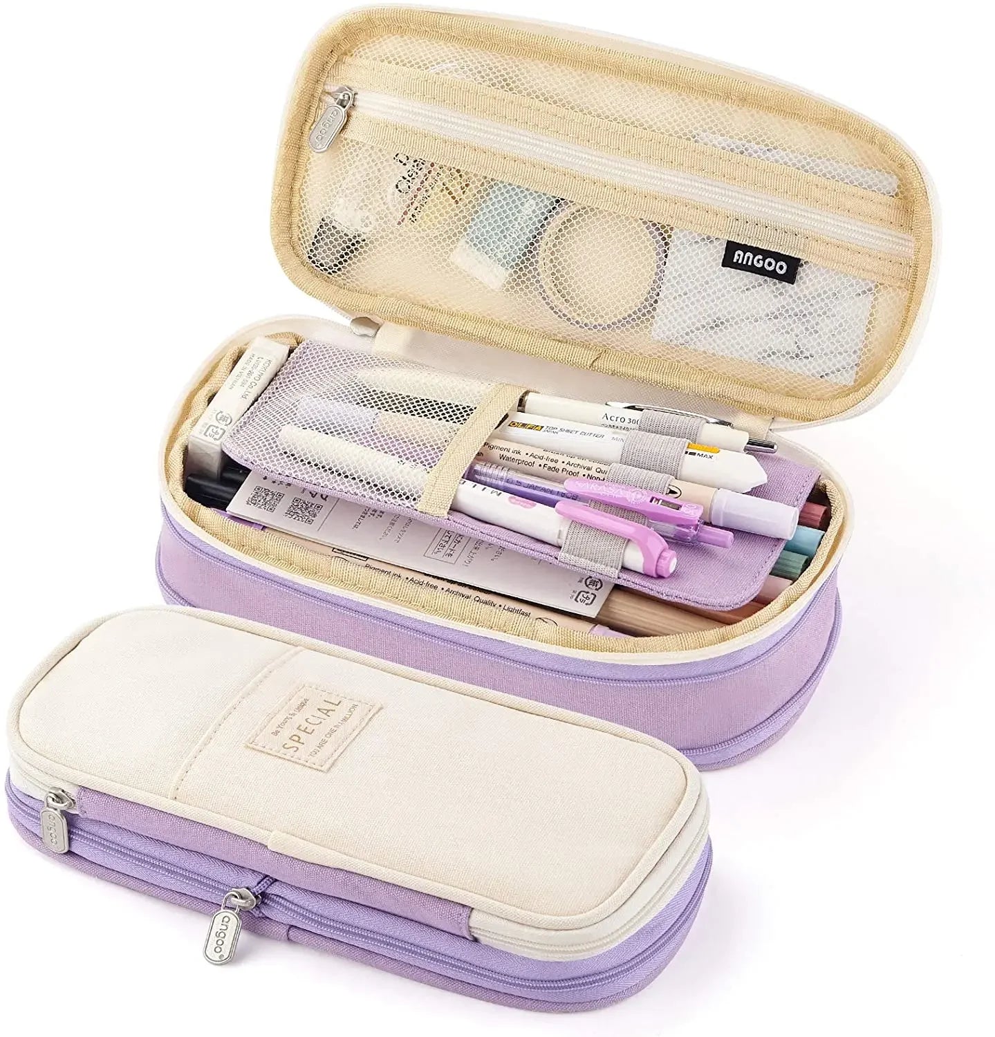 Kawaii Pencil Cases Large Capacity Pencil Bag Pouch Holder Box for Girls Office Students Organizer School Stationery Supplies