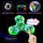 LED Light Up Fidget Spinner Luminous Finger Toy Hand Spinner Stress Reduction and Anxiety Relief Party Favors for Kids Adults