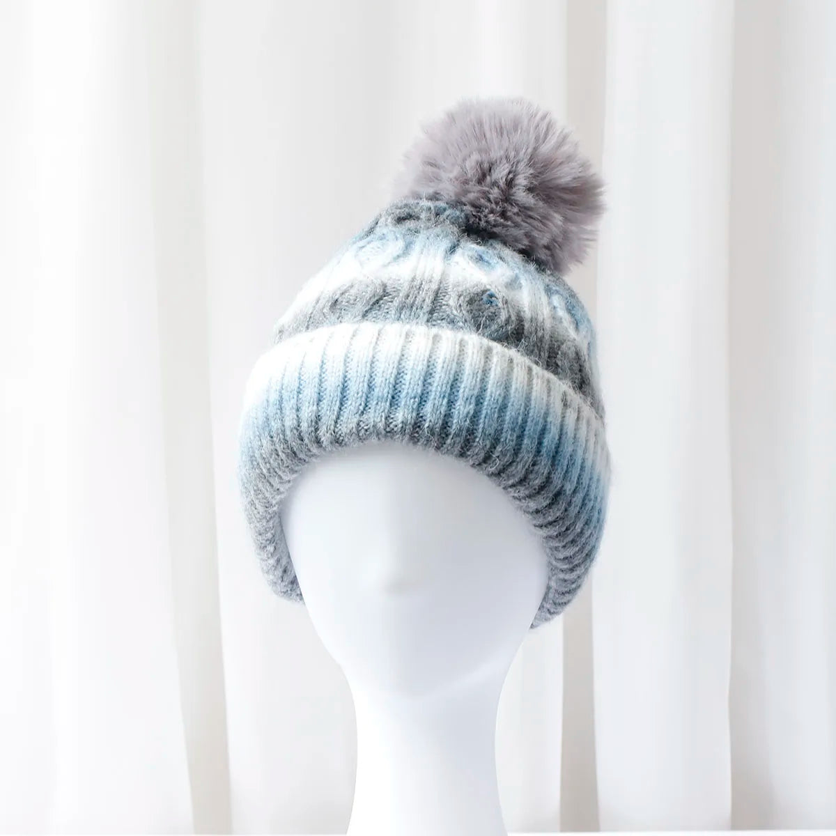 2024 tie dyed fun Ball stripe Wool hats Men's hat Knitted Women Badminton cap y2k skiing cap Halloween Hat Winter Hat Wholesale