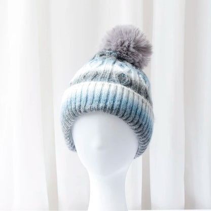 2024 tie dyed fun Ball stripe Wool hats Men's hat Knitted Women Badminton cap y2k skiing cap Halloween Hat Winter Hat Wholesale