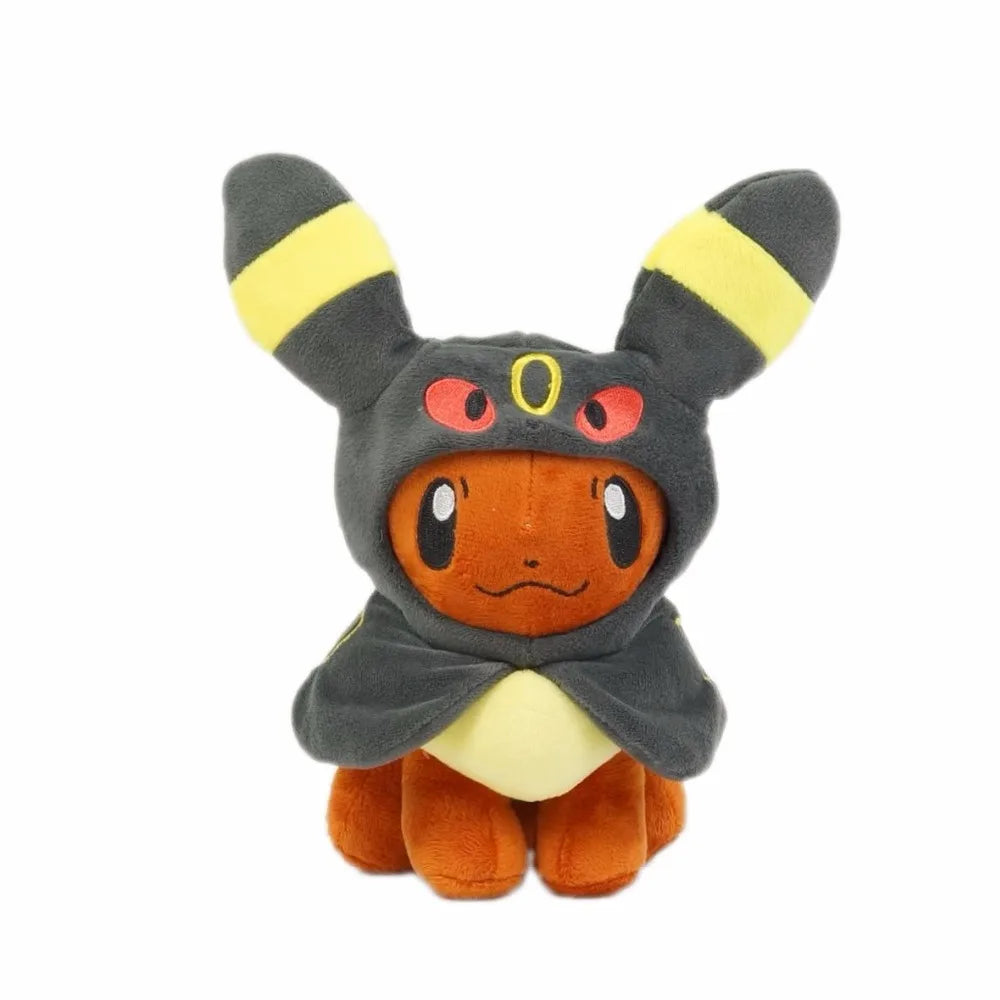 Pokemon 8" Eevee Poncho Umbreon Espeon Jolteon Vaporeon Sylveon Flareon Plush Doll Stuffed Toys