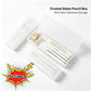 Pencil Cases School Office Simple Matte Transparent Plastic Box Frosted Pink Green White Pens Storage Stationery Supplies