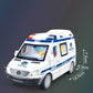 1:32 Mini Car Diecast Ambulance Fire-Truck Policecar Model Sound And Light Vehicle Simulation Collection Gifts Toys