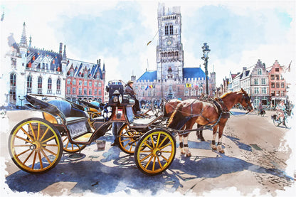 1 Box 500 Pieces 46*28cm Jigsaw Puzzles 500 Pieces Cardboard Picture Landscape Oil Painting Art Puzzles Family Games