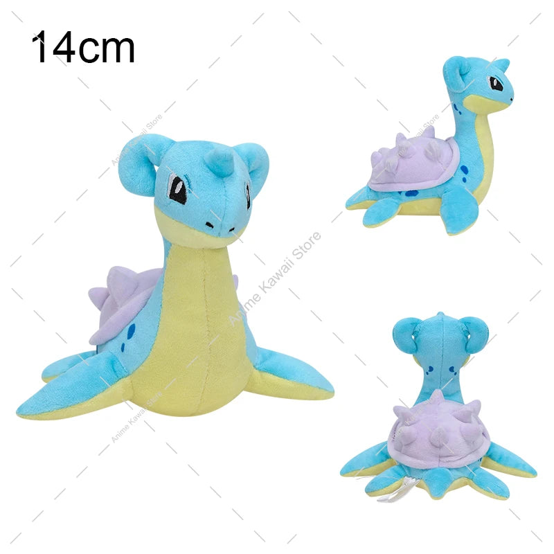 Cartoon Pokemon Plush Doll Cubone Riolu Geodude Aerodactyl Yveltal Rattata Duskull Stuffed Peluche Anime Birthday Xmas Gifts