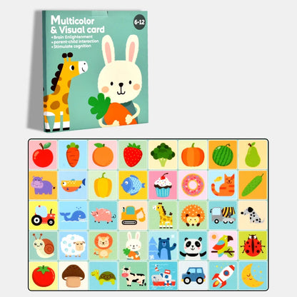 Baby Visual Stimulation Cards Montessori High Contrast Flash Card Infant Gift For Children Cognition Toy