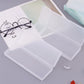 Pencil Cases School Office Simple Matte Transparent Plastic Box Frosted Pink Green White Pens Storage Stationery Supplies