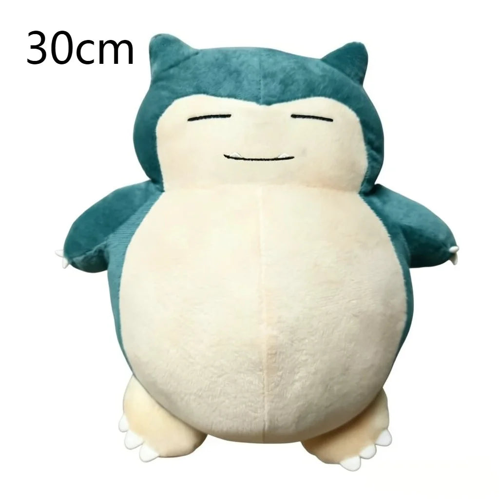 30/50cm Pokemon Snorlax Plush Toys Cartoon Japan Anime Monster Elf Plush Doll Soft Stuffed Animal Doll Birthday Gift For Girls