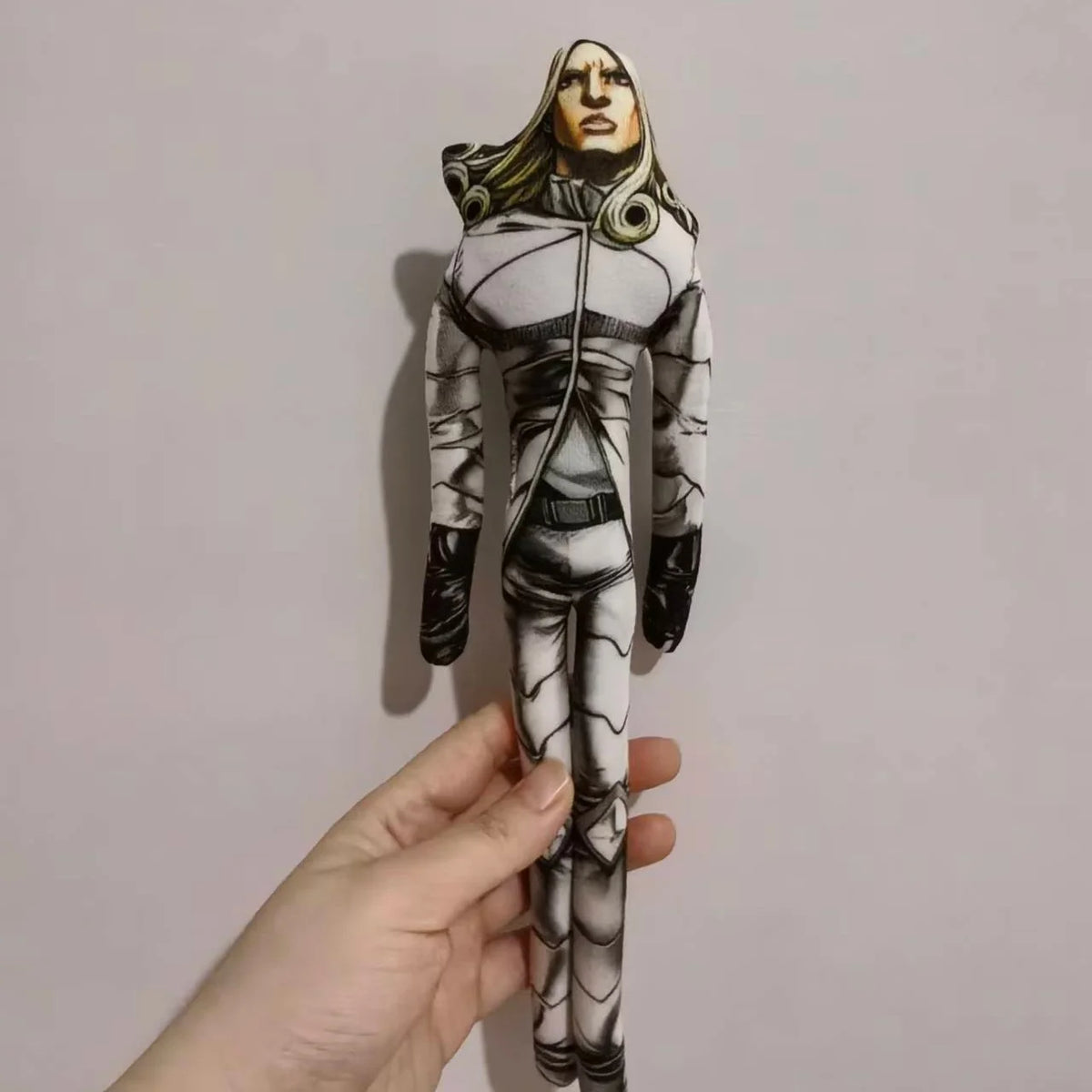 28cmJoJo Jotaro Kujo Joseph Joestar Gyro Zeppeli Johnny Joestar Stuffed Doll Abstract Wire Skeleton Cosplay Fans Collection Gift