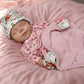 Open Mouth & Washable18Inch Pascale Whole Body Solid Silicone Bebe Reborn  Doll 3D Paint & Unpaint Skin Lifelike Newborn Dol