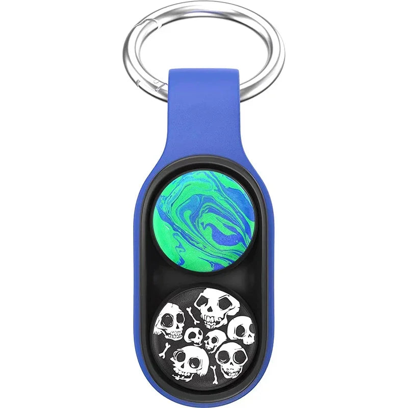 New Hand Spinner Series Elastic  Magnet Toy Colorful Decompression Fidget Spinner Toys for Adults Kids Christmas Gifts