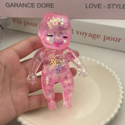 Squishy Maltose Sugar Glitter Shiny Stress Relief Toy Stretchable Slow Rising Fidget Toy Adults Stress Relief Gifts Home Decor