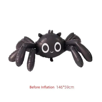 3D Black Spider Balloon Ghost Festival Party Decorations Trick Toy Balloon  Party Supplies Inflatable Ballon