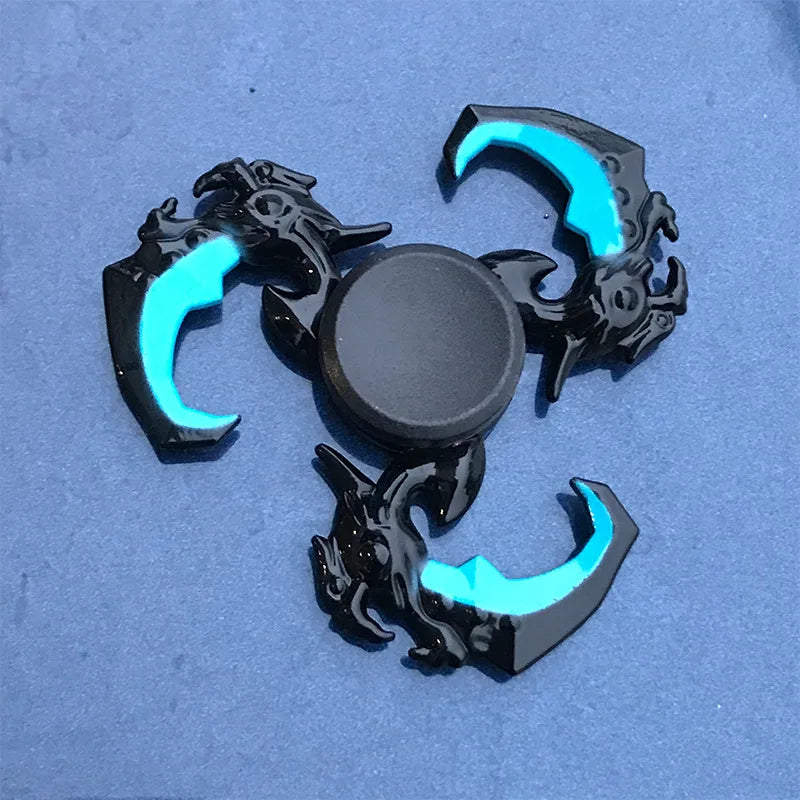 Colorful Figdet Spinner Zinc Alloy Smooth Bearings Anime Game Hand Spinner Stress Relief Fingertip Gyro Toys For Adult Gifts