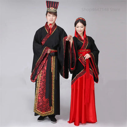 Hanfu Cosplay outfit for Men and Women Adults Halloween Costumes for Couples Chinese Ancient Clothes