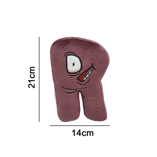 Alphabet Lore Plush Toys A-Z English Letter Stuffed Animal Plushie Doll Toys Gift For Kids Children Educational Christmas Gifts