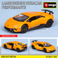 Bburago 1:64 golf Porsche 911 Shelby Raventon Mustang Lamborghini Collection Series Car Die Casting Model Gift Toy