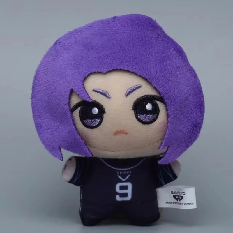10cm Blue Lock Plush Toy Keychain Seishiro Nagi Isagi Yoichi Chigiri Bachira Meguru Charm Anime Peripheral Cute Stuffed Doll Bi