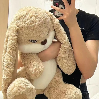 35cm Angry Rabbit Plush Toy Cute Long Eared Rabbit Stuffed Animals Soft Plush Children Gifts Doll Room Decor Birthday Gifts