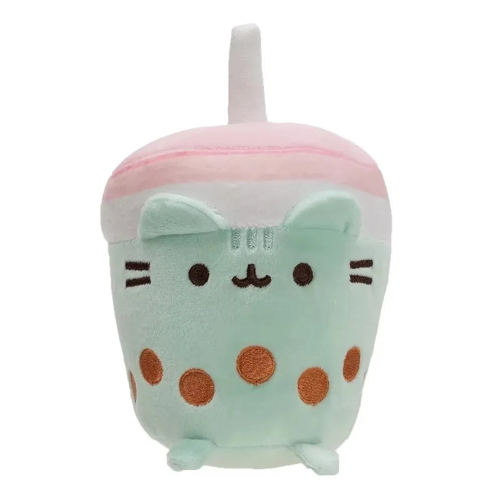 Simulated Cat Doll Plush Toy Anime Cat Soft Home Decoration Tabletop Bedroom Decoration Kids Toy Series Accessories Gifts/