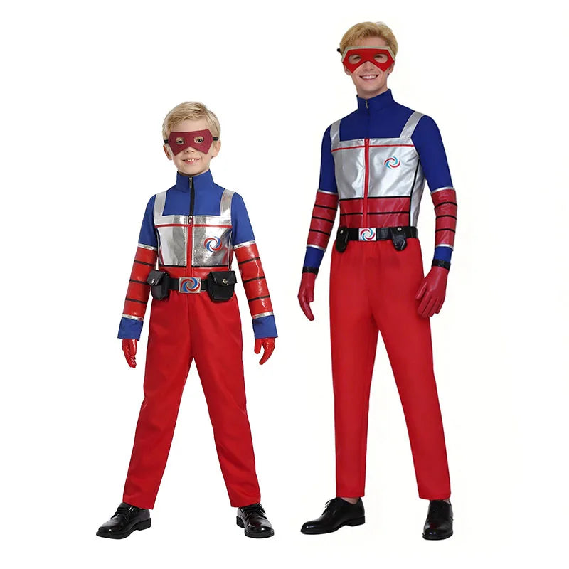 Kids Children Henry Cosplay Costume Cartoon Henry Cosplay Danger Boys Vest Pants Belt Outfits Halloween Carnival Suit