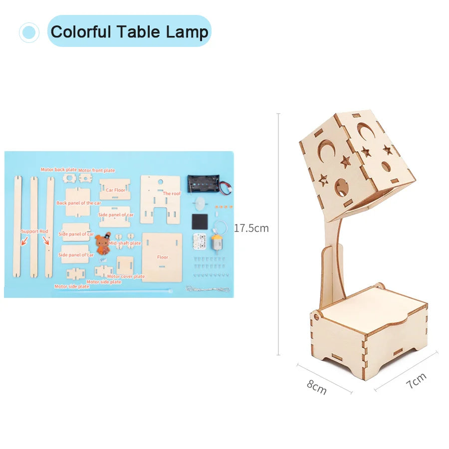 DIY Physical Model Science Experiment Educational Toy Handmade Small Production Assembly Craft Technology Project for School Kid