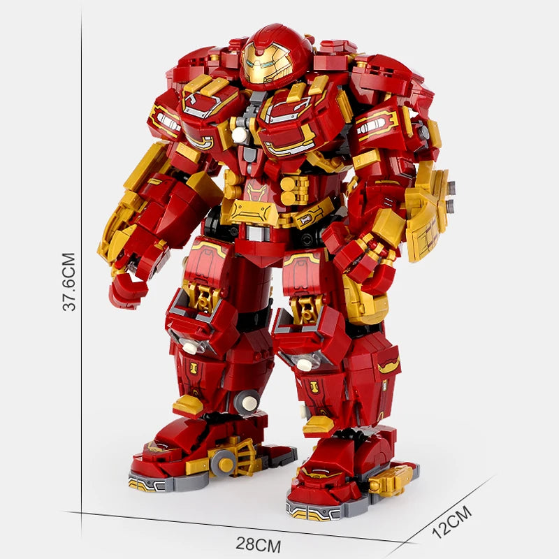 Marvel Superheroes MOC Building Blocks 2000+Pcs Iron Man Bricks Set Ornament Creative Toys Christmas Gifts for Kids Boys Adult