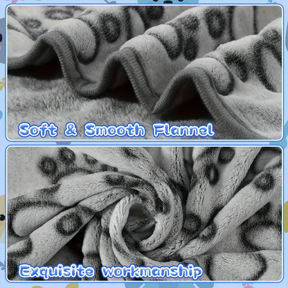 Autumn and Winter Soft Fluffy High Quality Pet Blanket Cute Cartoon Pattern Pet Mat Warm and Comfortable Blanket for Cat Dogs