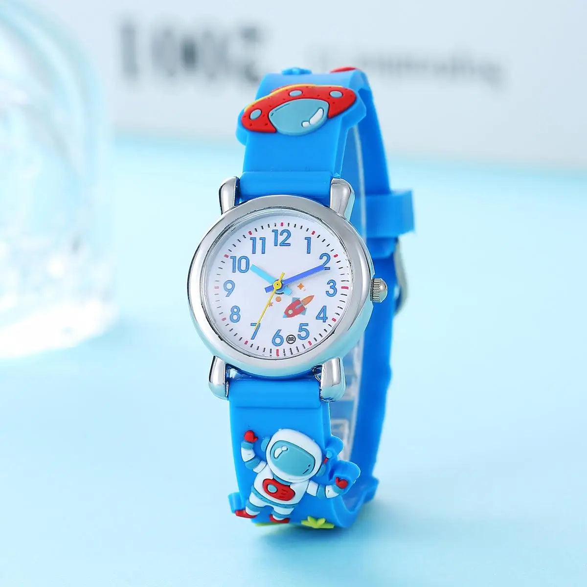 New Student Children's Cartoon Astronaut UFO Astronaut Quartz Watch