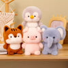 Cute Plush Companion Doll Anime Elephant Rabbit Bear Panda Cartoon Desk Companion Doll 16cm Soft Plush Toy Sleeping Gift