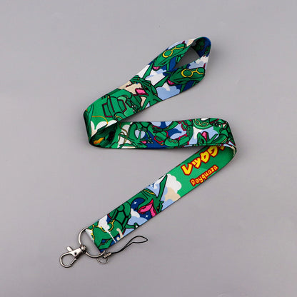 Japanese Anime Monsters Neck Strap Lanyard for Keys Keychain Badge Holder ID Credit Card Pass Mobile Phone Charm Accessories