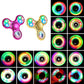 Creative Luminous LED Light Fidget Spinner Hand Top Spinners Glow In Dark Light EDC Figet Spiner Finger Stress Relief Toys