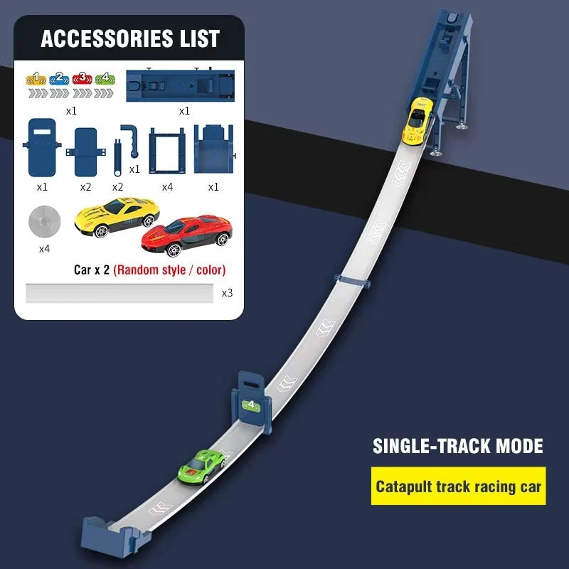 Race Track Car Ramp Toy Educational Games Racing Gliding Rail Puzzle Set For Kids Boy 2 3 4 5 Years Birthday Gifts Children Toys