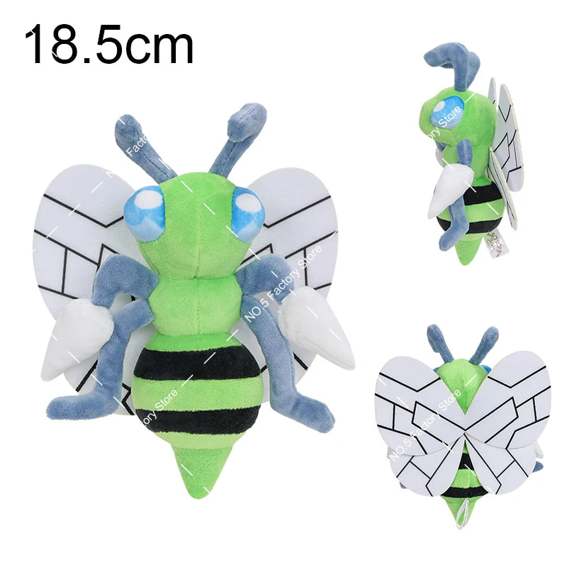 Cartoon Pokemon Plush Doll Cubone Riolu Geodude Aerodactyl Yveltal Rattata Duskull Stuffed Peluche Anime Birthday Xmas Gifts