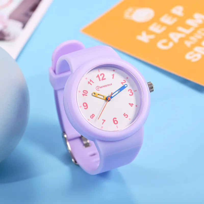 UTHAI CA03 3-12 Year Old Children's Watch Fashion Simple Sports Comfortable Waterproof High Boys Girls Quality Quartz Watches
