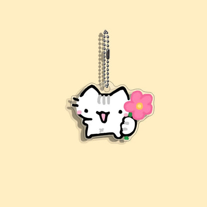Funny Cat Character Keychain Student Gift Bag Women's Bag Cute Things Gift For Best Friends Wholesale Gifts Kitty