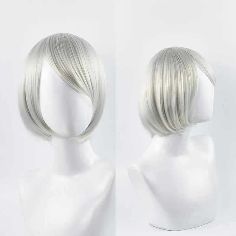 Anime Nier Automata Cosplay 9S Yorha 2B Cosplay Suit Male Women Outfit Wig Disguise Costume Plus Size Fancy Party Black Dress