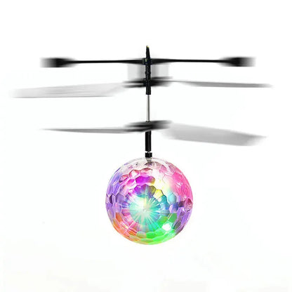Children's Toy Induction Colorful Crystal Ball Gyroscope Intelligent Induction Floating Ball Luminous Toy Gifts for Kids