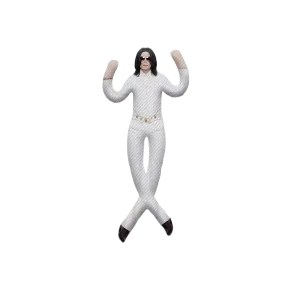 Michael Jackson Plush Stuffed Cosplay Doll, Abstract Movable Figure for Home Decor, Collectible Ornament & Creative Present for
