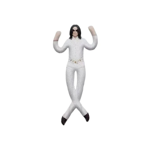 Michael Jackson Plush Stuffed Cosplay Doll, Abstract Movable Figure for Home Decor, Collectible Ornament & Creative Present for